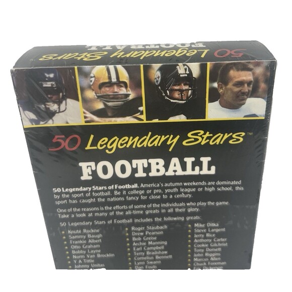 Brand New 50 Legendary Stars: Football (VHS, 2001) NFL Sealed - Picture 5 of 6